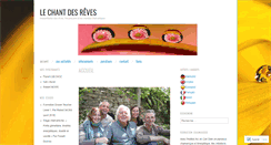 Desktop Screenshot of lechantdesreves.com