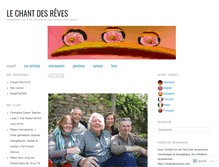 Tablet Screenshot of lechantdesreves.com